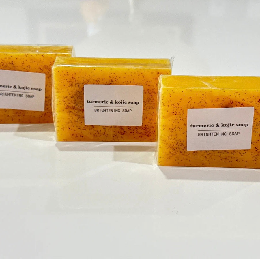 Handmade Turmeric & Kojic Acid Brightening Soap