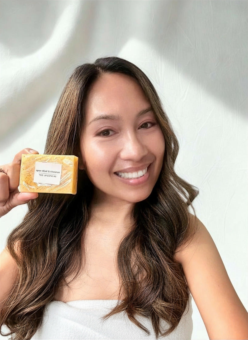 Handmade Turmeric & Kojic Acid Brightening Soap