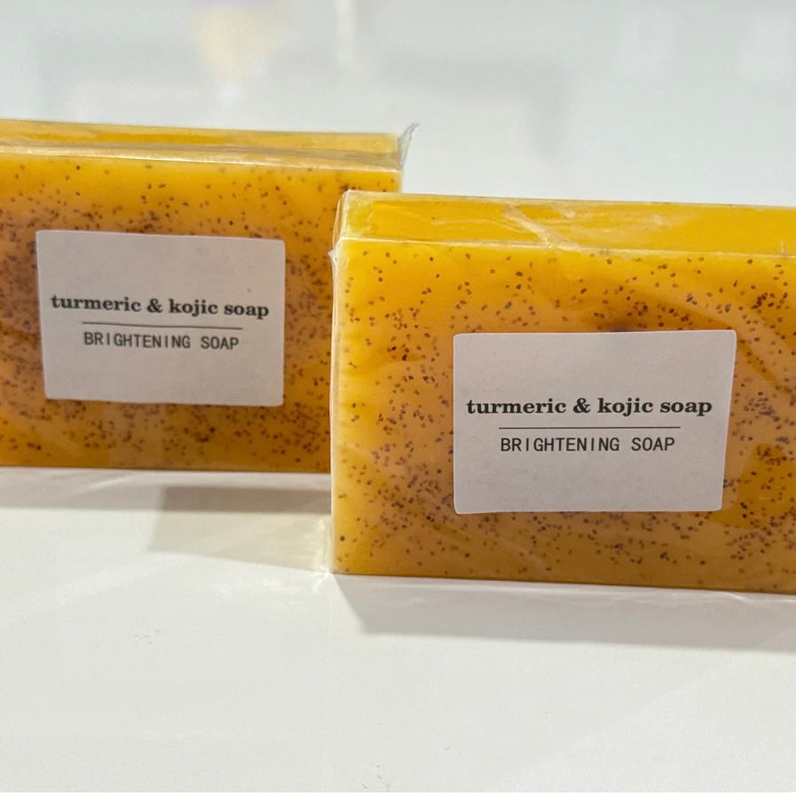 Handmade Turmeric & Kojic Acid Brightening Soap