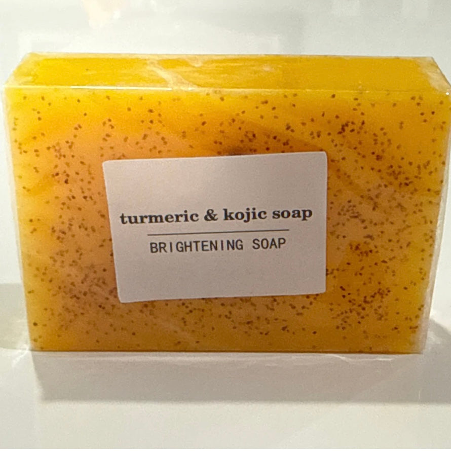 Handmade Turmeric & Kojic Acid Brightening Soap